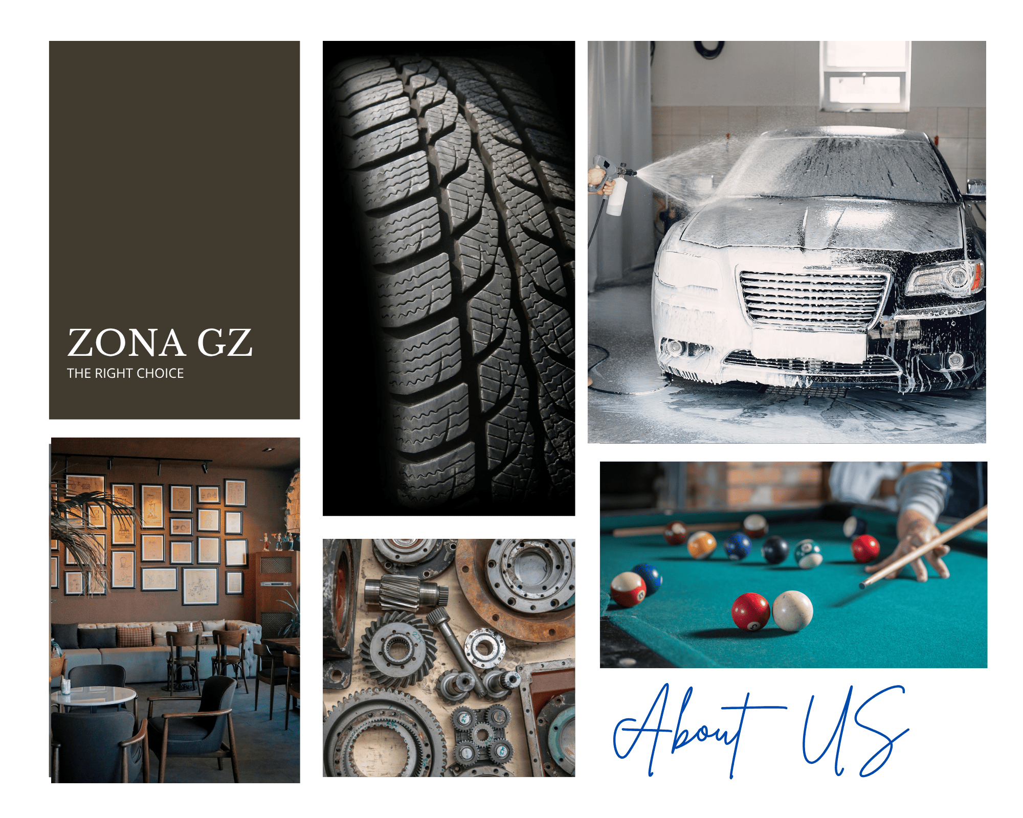 Dark Grey Minimalist Interior Design Mood Boards Photo Collage (1)